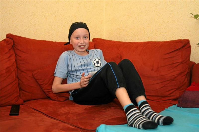 <p>Marius hat Blutkrebs. Foto: Potthast</p>