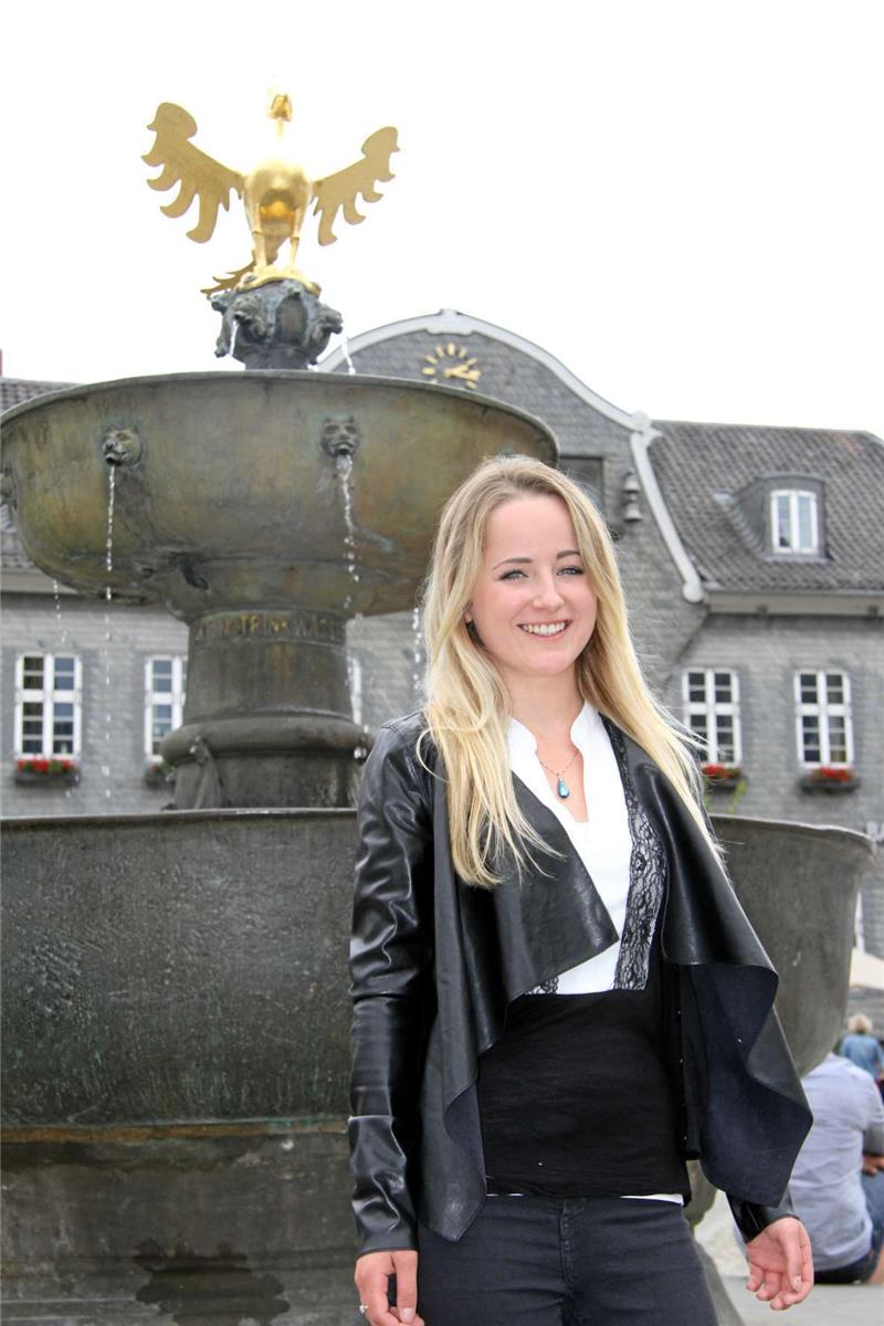 <p>Pia Baldauf (19) geht für die Grünen ins Rennen. Foto: Steigleder</p>