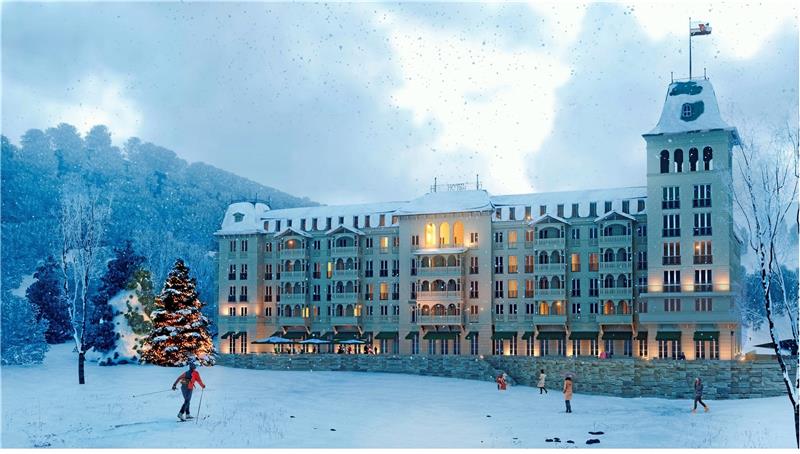 <p>So wie auf dieser Computeranimation soll der neue Harzburger Hof aussehen. Wunschtermin für die Eröffnung ist Weihnachten 2022. Foto: Privat</p>