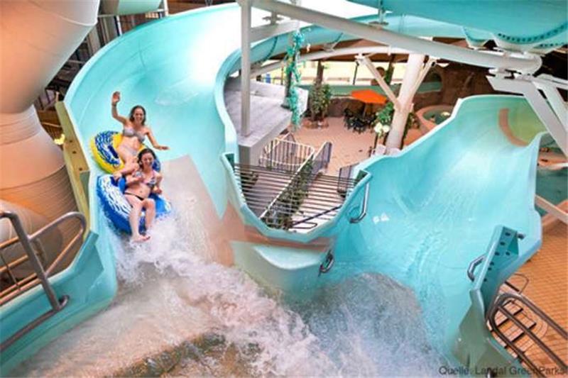 <p>Spaß im Erlebnisbad des Salztalparadieses in Bad Sachsa. Foto: Salztalparadies</p>