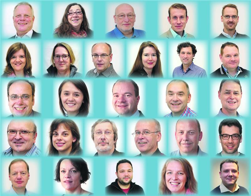 <p>Und wir sind noch viele mehr, als hier zu sehen: Das Redaktions-Team ist gespannt, welche Jobs angeboten werden. Grafik: GZ</p>