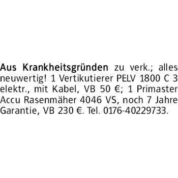 Anzeige