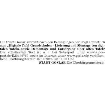 Anzeige