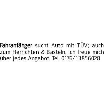Anzeige