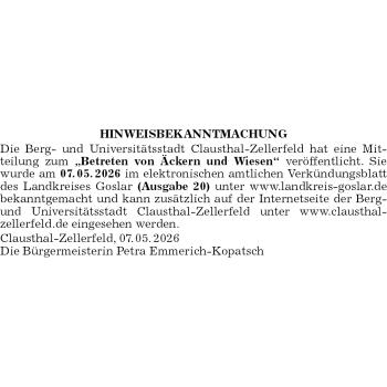 Anzeige